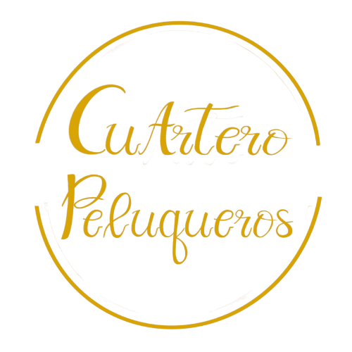 Logo de la peluquería Cuartero Peluqueros en el barrio de embajadores en Madrid.